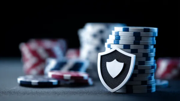 A woman smiling while playing online games on her laptop, surrounded by neon casino elements, showcasing 4777BE5’s diverse game collection.